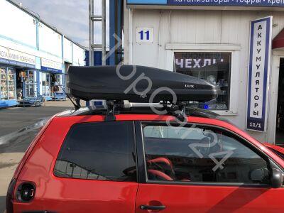 Бокс на крышу LUX IRBIS 150 черный матовый 310L с двустор. откр. (1500х760х355)