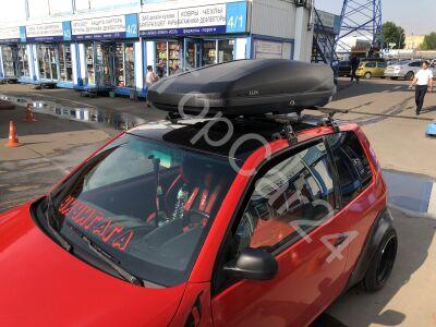 Бокс на крышу LUX IRBIS 150 черный матовый 310L с двустор. откр. (1500х760х355)