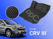 Коврики для Honda CRV III (2006-2012) Premium ("EVA 3D") в cалон